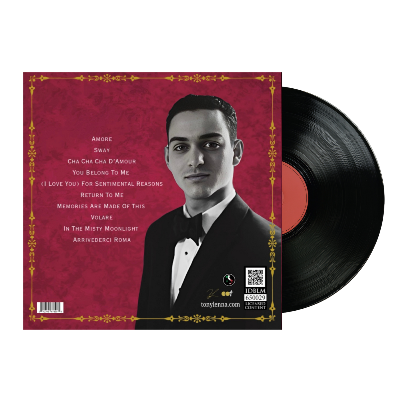 “Tony Lenna Sings!” CD/Vinyl Combo